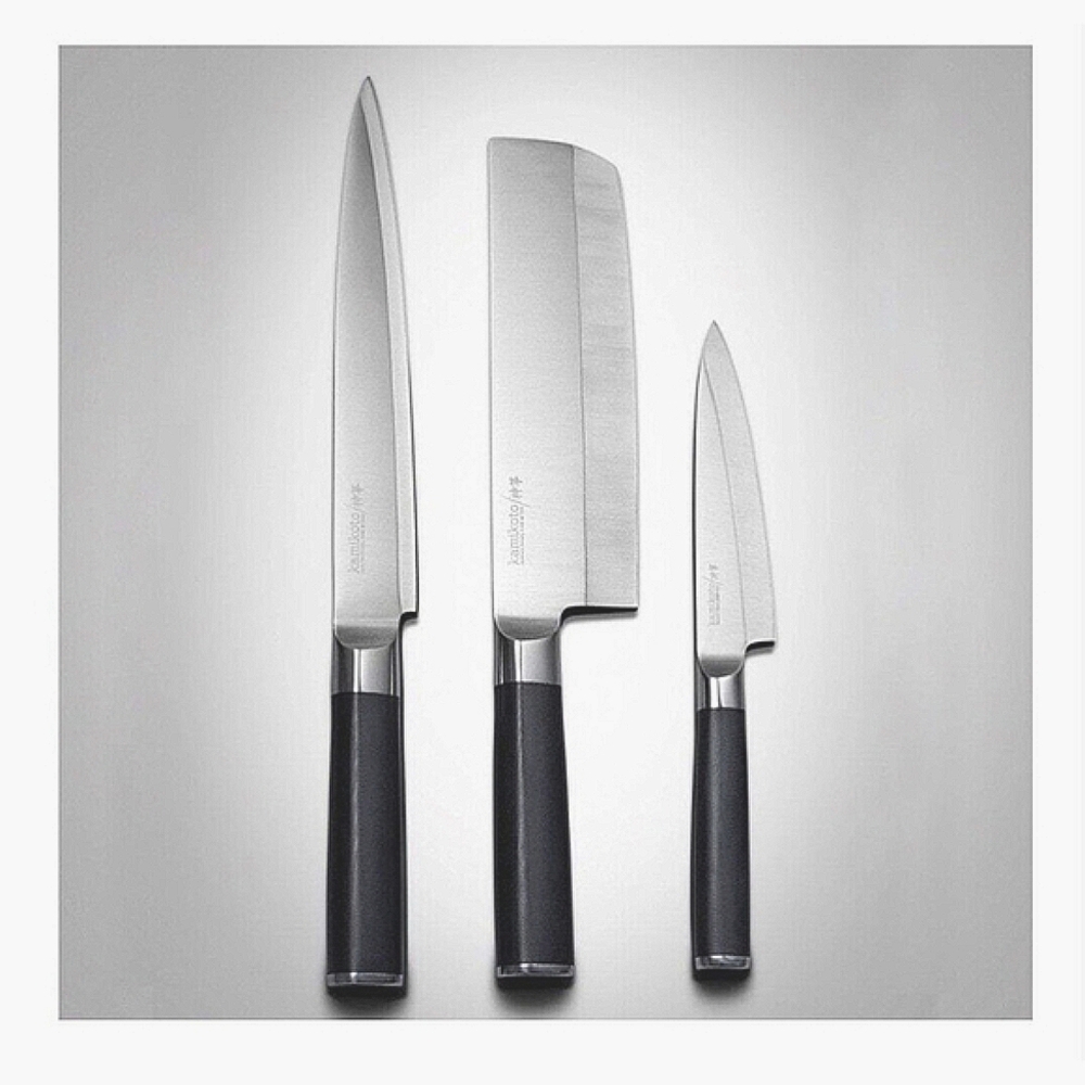Kamikoto Japanese Knives Ibaraki Steel Kitchen Knife Set Chef Gift - Picture 4 of 7